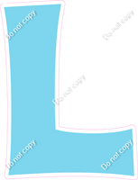 KG 12" Individuals - Flat Baby Blue L