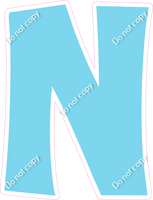 KG 12" Individuals - Flat Baby Blue N