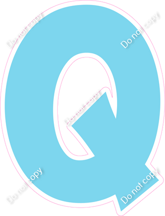 KG 12" Individuals - Flat Baby Blue Q