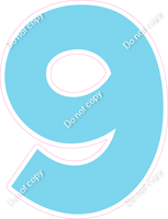 KG 12" Individuals - Flat Baby Blue 9