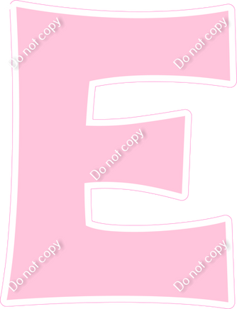 KG 12" Individuals - Flat Baby Pink E