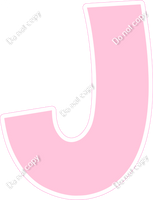 KG 12" Individuals - Flat Baby Pink J