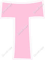 KG 12" Individuals - Flat Baby Pink T