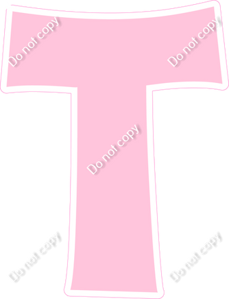 KG 12" Individuals - Flat Baby Pink T