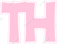 KG 12" Individuals - Flat Baby Pink TH