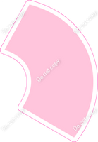 KG 12" Individuals - Flat Baby Pink Apostrophe