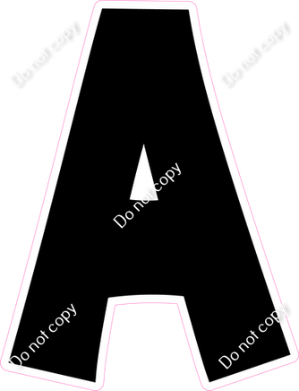 KG 12" Individuals - Flat Black A