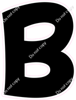 KG 12" Individuals - Flat Black B