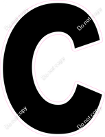 KG 12" Individuals - Flat Black C