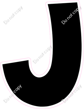 KG 12" Individuals - Flat Black J