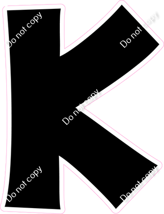 KG 12" Individuals - Flat Black K