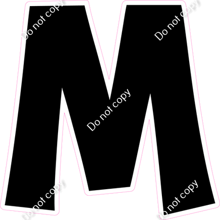 KG 12" Individuals - Flat Black M