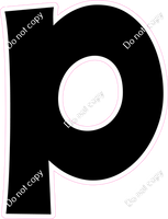 KG 12" Individuals - Flat Black P