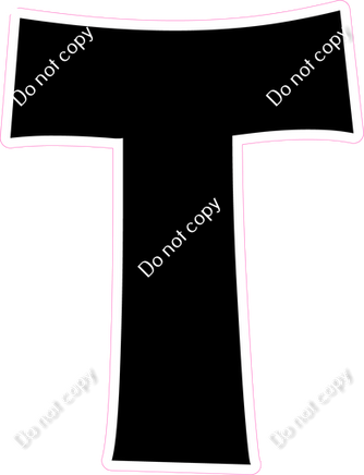 KG 12" Individuals - Flat Black T