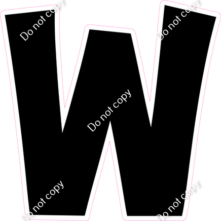 KG 12" Individuals - Flat Black W