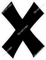 KG 12" Individuals - Flat Black X