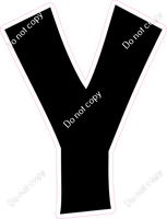 KG 12" Individuals - Flat Black Y
