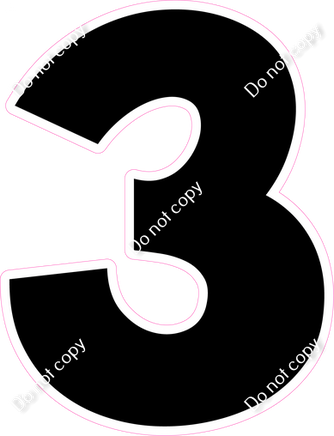 KG 12" Individuals - Flat Black 3