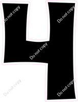 KG 12" Individuals - Flat Black 4