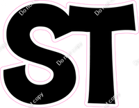 KG 12" Individuals - Flat Black ST