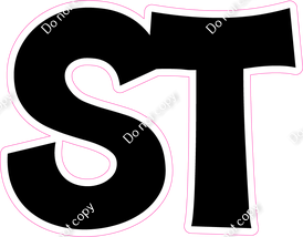 KG 12" Individuals - Flat Black ST