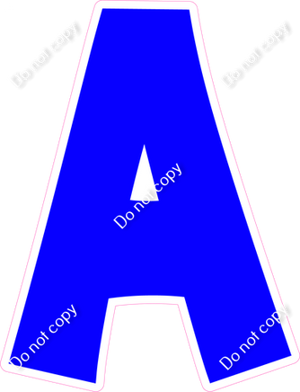 KG 12" Individuals - Flat Blue A