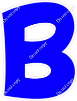 KG 12" Individuals - Flat Blue B