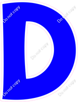 KG 12" Individuals - Flat Blue D