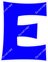 KG 12" Individuals - Flat Blue E