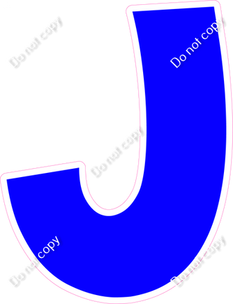 KG 12" Individuals - Flat Blue J