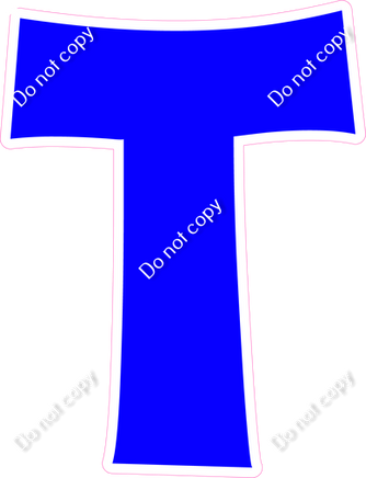 KG 12" Individuals - Flat Blue T