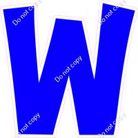 KG 12" Individuals - Flat Blue W