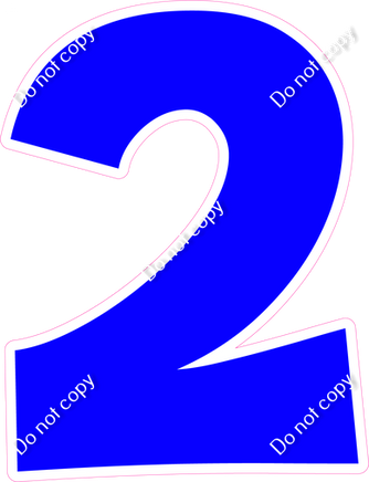 KG 12" Individuals - Flat Blue 2