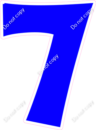 KG 12" Individuals - Flat Blue 7