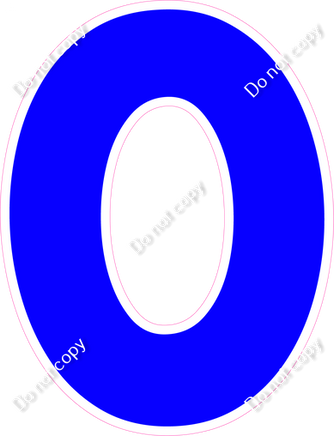 KG 12" Individuals - Flat Blue