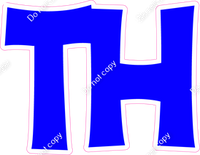 KG 12" Individuals - Flat Blue TH