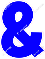 KG 12" Individuals - Flat Blue &