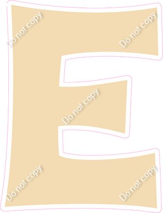 KG 12" Individuals - Flat Champagne E