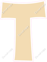 KG 12" Individuals - Flat Champagne T