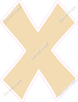 KG 12" Individuals - Flat Champagne X