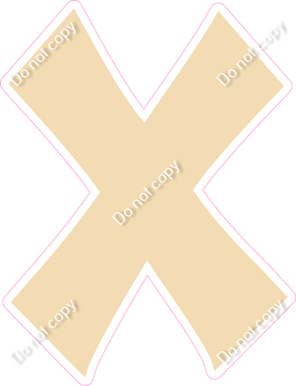 KG 12" Individuals - Flat Champagne X