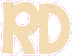 KG 12" Individuals - Flat Champagne RD