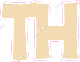 KG 12" Individuals - Flat Champagne TH