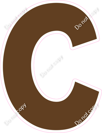 KG 12" Individuals - Flat Chocolate C