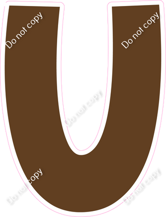 KG 12" Individuals - Flat Chocolate U