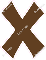 KG 12" Individuals - Flat Chocolate X