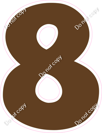 KG 12" Individuals - Flat Chocolate 8