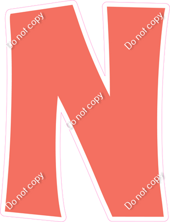 KG 12" Individuals - Flat Coral N