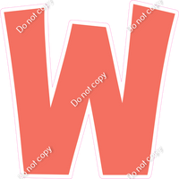 KG 12" Individuals - Flat Coral W