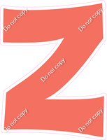 KG 12" Individuals - Flat Coral Z